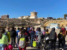 Visitas de escolares al yacimiento arqueológico de La Illeta