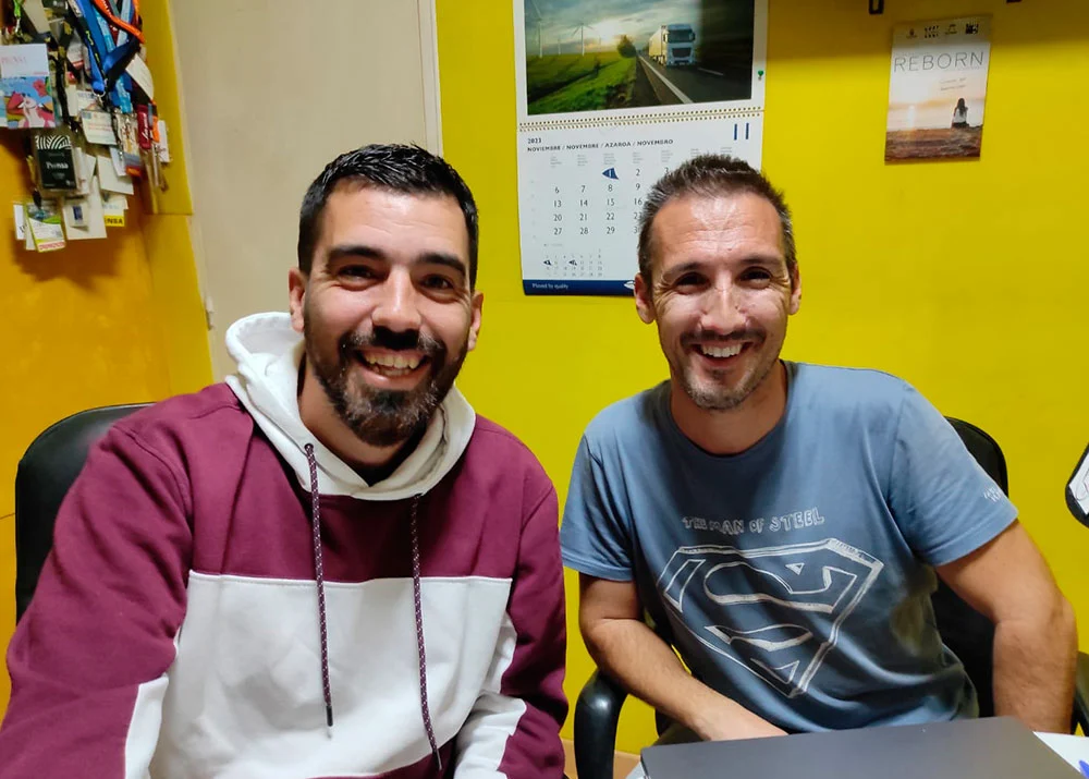 Pedro Mario Pardo y Eric Quiles de EUPV-Podem en Radio El Campello